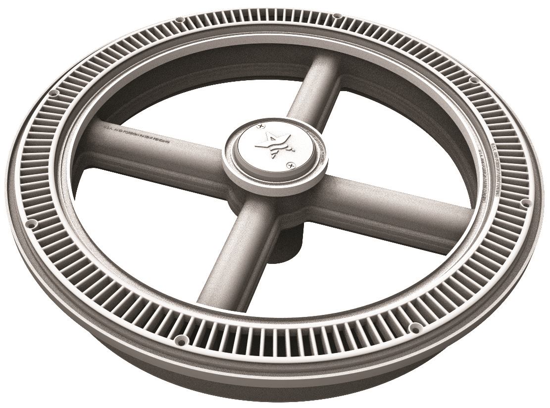 AquaStar FC101 Full Circle 20" Suction Cover - One-Port SumpAquaStar FC101 Full Circle 20" Suction Cover - One-Port Sump