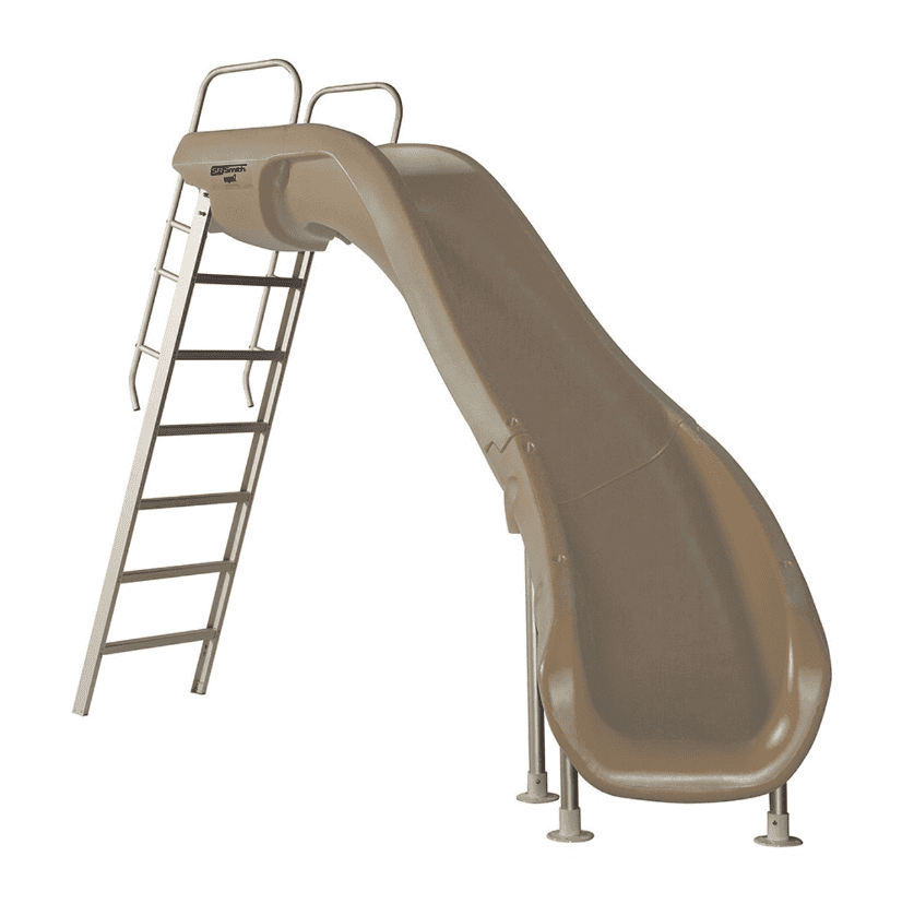 Rogue2 Pool Slide by S.R.Smith - Taupe & Right Turn