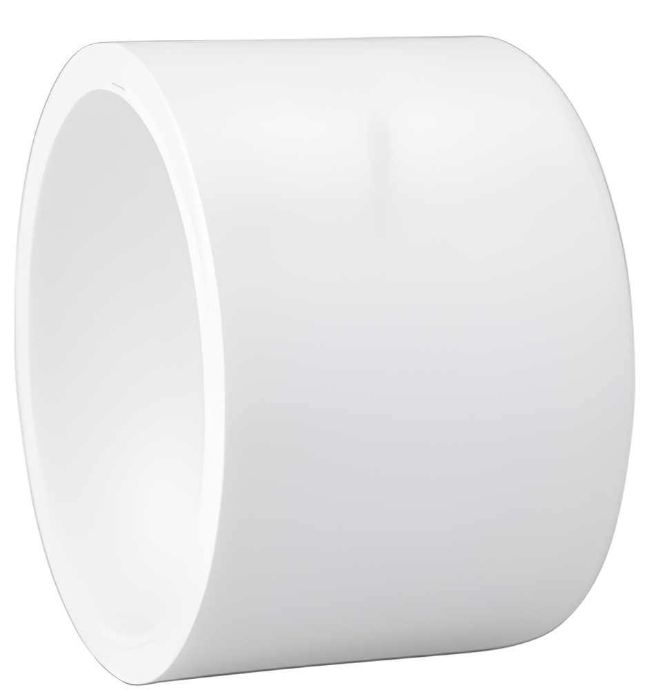 Cap, 4" Slip White PVC Schedule 40 | 447-040