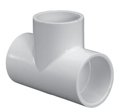 Spears PVC Slip Tee, 8", Schedule 40, White | 401-080