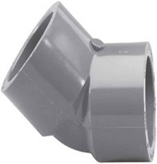 Elbow, 1-1/2" Slip Gray PVC Schedule 80 45 Degree | 817-015