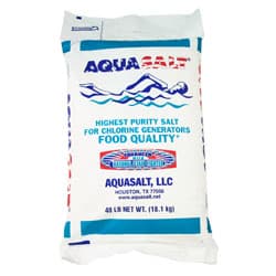 AQUASALT Pool Salt for Chlorine Generation – 40 Pound (lb) Bag