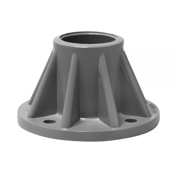 Saftron 3" Surface Mounting Base, Graphite Gray (Single) - SB-3-GG