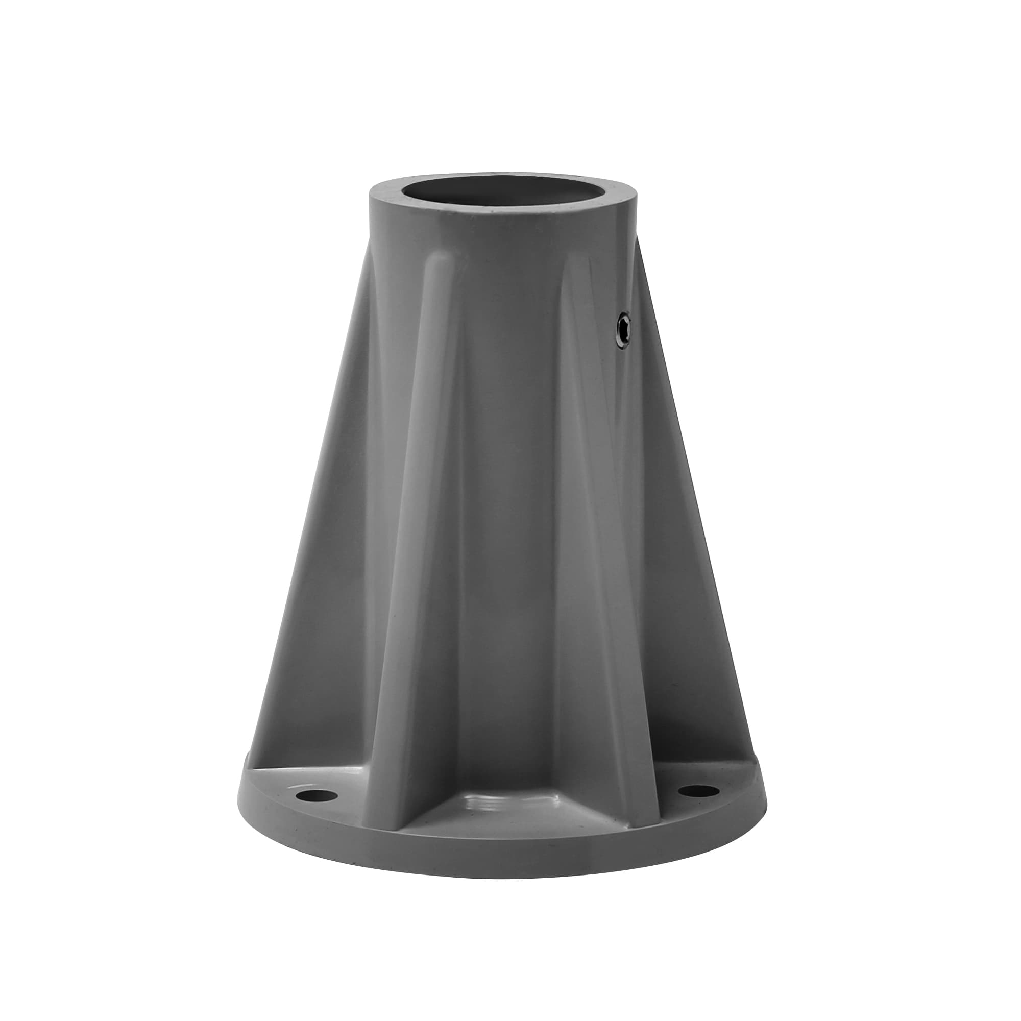 Saftron 6" Surface Mounting Base, Graphite Gray (Single) - SB-F-GG