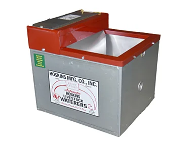 10 Gallon Automatic Stainless Steel Heated Sheep & Cattle Waterer