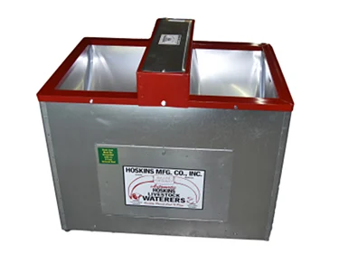 15 Gallon Automatic Stainless Steel Heated Sheep & Cattle Waterer