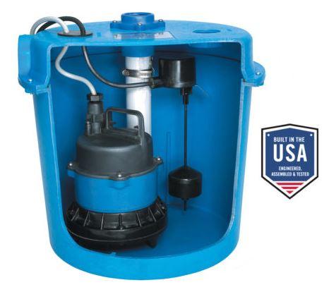 Goulds 4/10 HP 115V 1 Phase Sink Drain System - SDS1
