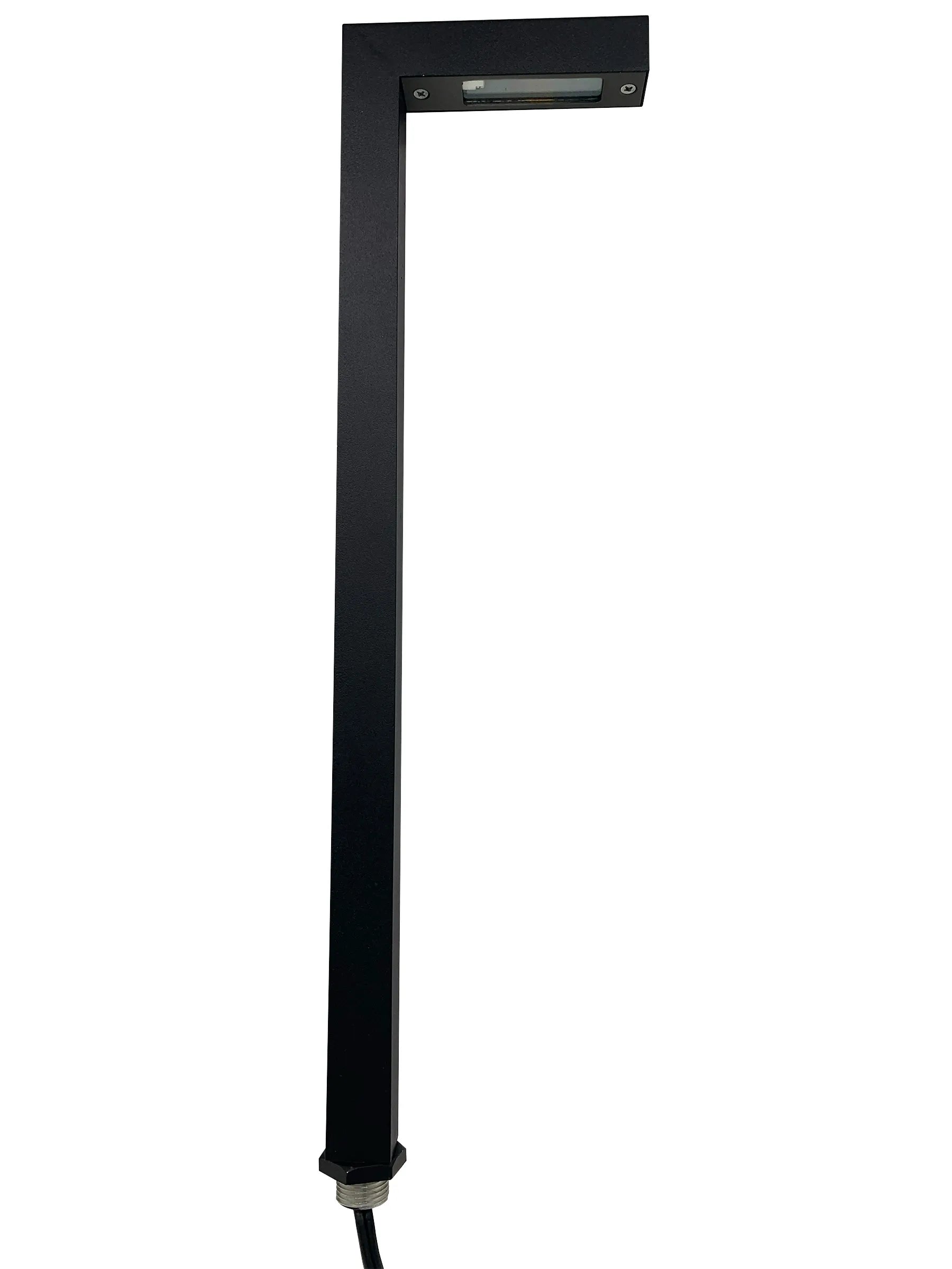 Sollos P90 Right Angle Path Light - Textured Black