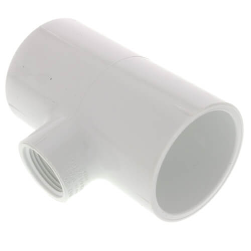 Spears 402210 1.5" X 0.75" PVC Schedule 40 Reducing Tee 402-210