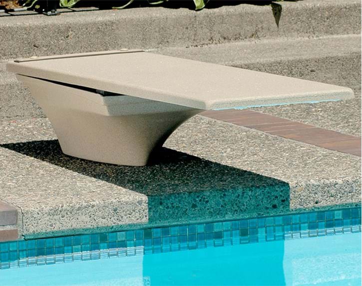 S.R. Smith Flyte-Deck Diving Board with Stand, 6', Radiant White | SSR682097362