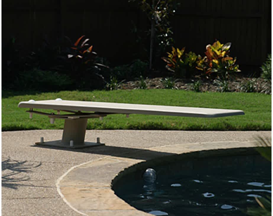 S.R. Smith Cantilever 606/608 Diving Board Base, Rock Gray Steel, with Installation Jig | 69-209-001-RG