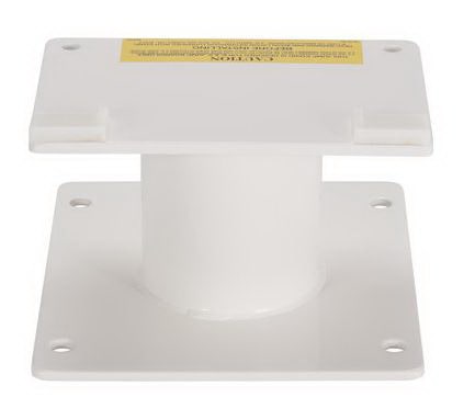 S.R. Smith Cantilever 606/608 Diving Board Base, White Steel, with Installation Jig | 69-209-001