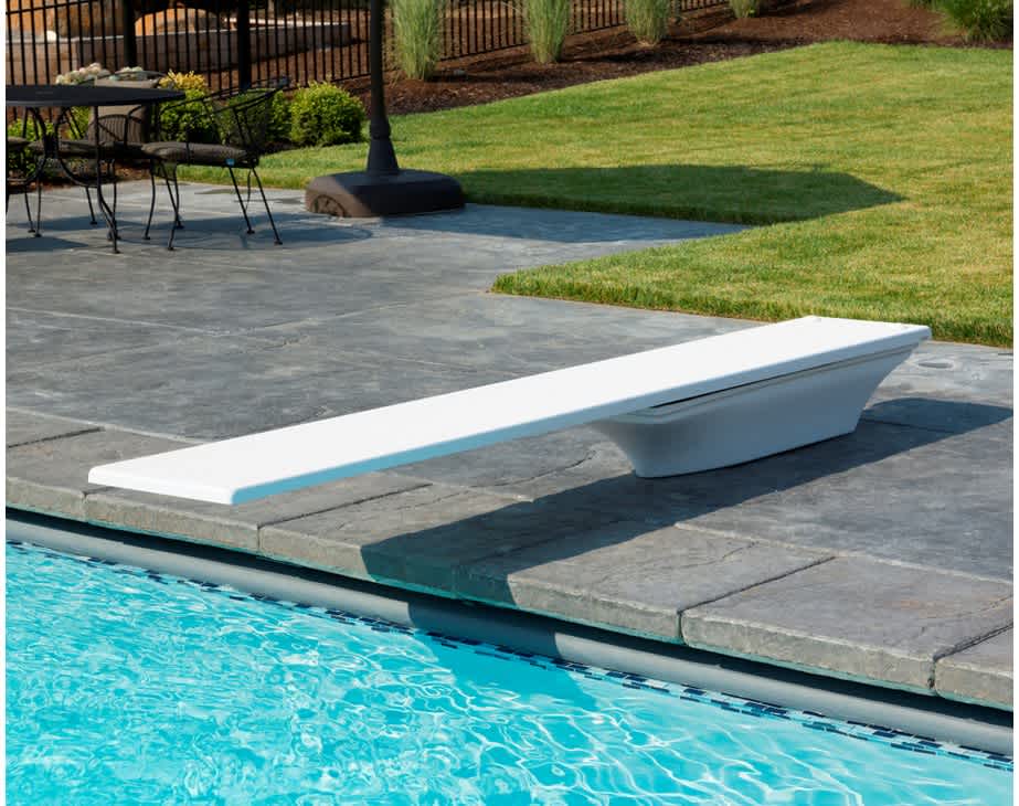 S.R. Smith Flyte-Deck II Diving Board Stand, 6', Gray, with Installation Jig | 70-209-73624