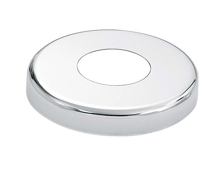 S.R. Smith Round Escutcheon, 1.50", Stainless Steel, Plastic Sleeve (.145) | EP-150