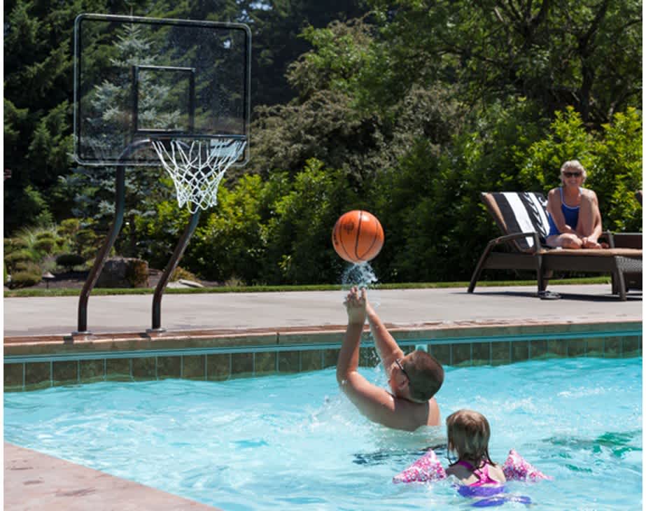 S.R. Smith Swim-N-Dunk Pool Basketball Game, Salt Friendly | S-BASK-CH