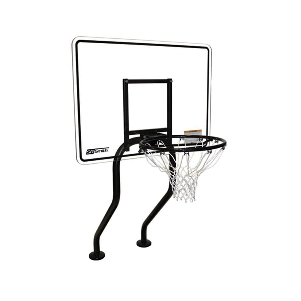 S.R. Smith Swim-N-Dunk Commercial Pool Basketball Game, Salt Friendly, Escutcheons Only | S-BASK-ECA