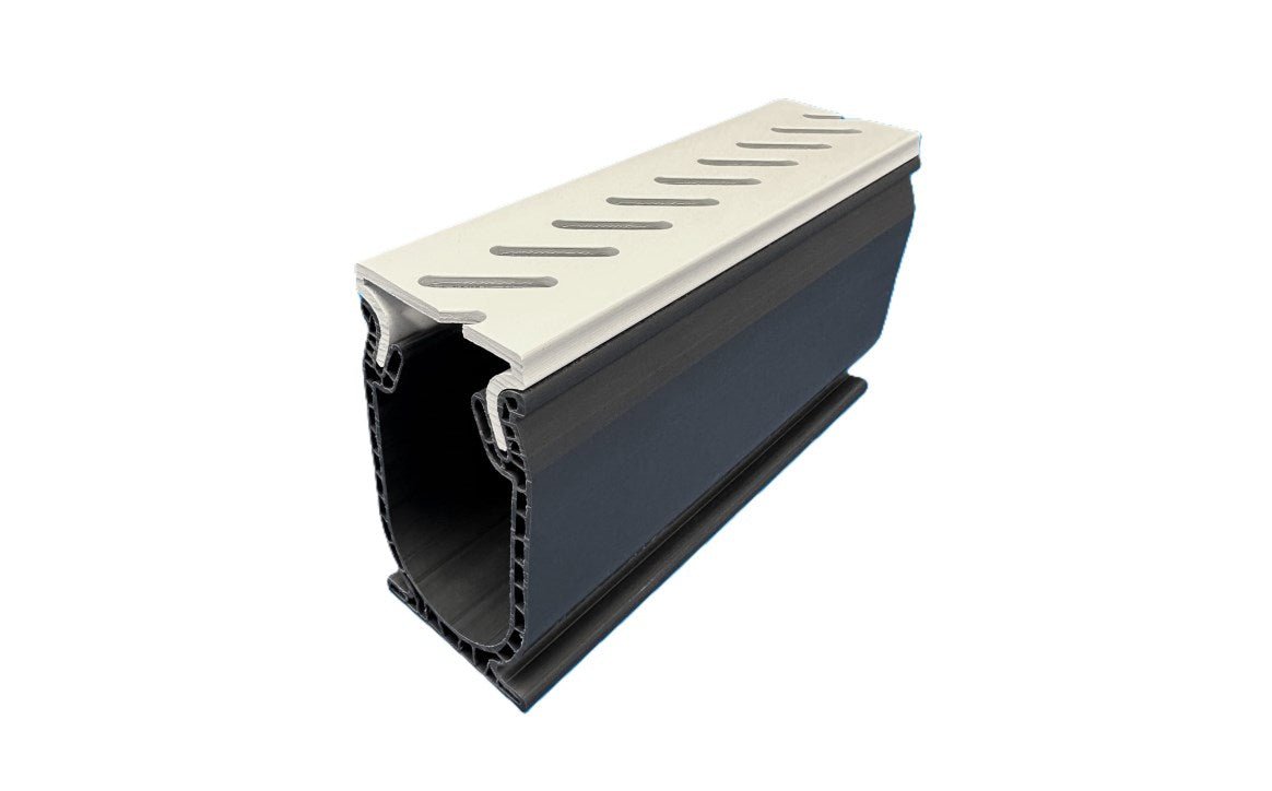 Stegmeier | SDDPRO-W | 10' Frontier White Deck Drain Pro