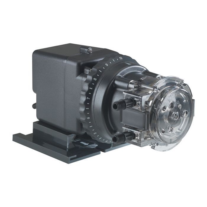 Stenner Single-Head Chemical Feed Pump, 85 GPD, 120V, 3/8" Tubing | 85MJL5A3STAA