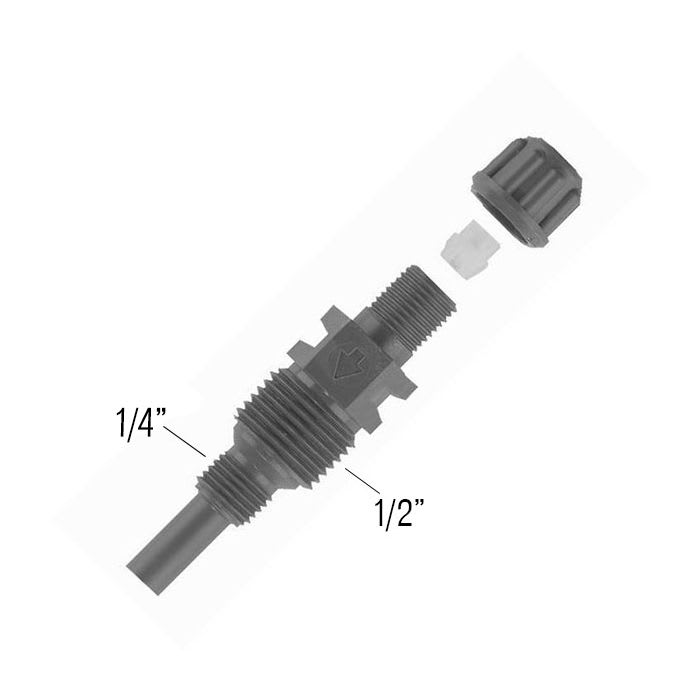 Stenner Injection Valve and Check Valve, 1/4", 5-Pack | MCDBINJ