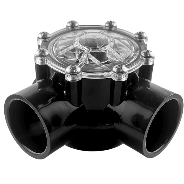 Swimables | SW-35-915 | 90° CPVC Corrosion‑Resistant Check Valve – 1.5″ × 2″
