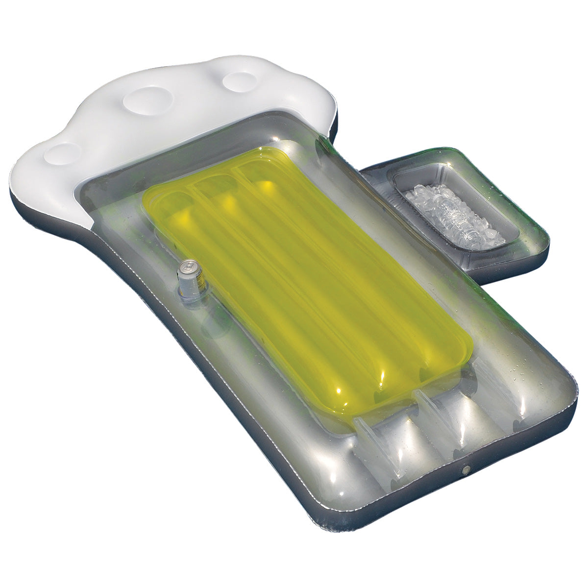 Swimline 90651SL 72" x 38" Beer Mug Float with drink holder and ice chest