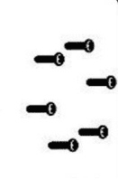 Atom - Vinyl/Fiberglass Faceplate Screws (6 Pack)