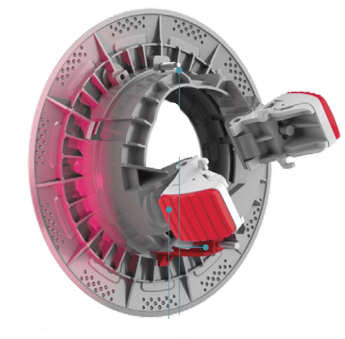 R6 Retro - Adaptor Plate with Cam Locks (Grey)