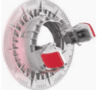 R6 Retro - Adaptor Plate with Cam Locks (White)