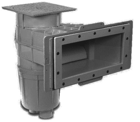 Carvin | Jacuzzi WFL-U Vinyl Wide Mouth Skimmer - Gray
