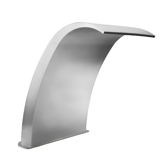 Grand Effects Cambre Stainless Steel Freestanding Waterfall