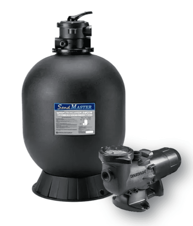 Hayward 1 HP TurboFlo Pool Pump & SandMaster 18" Sand Filter - Ultimate Above Ground Pool Filtration Bundle
