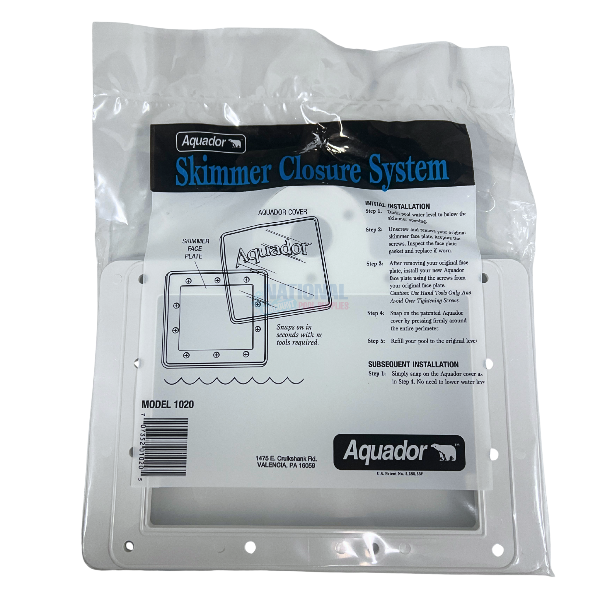 Skimmer Aquador Kit for Doughboy Pools