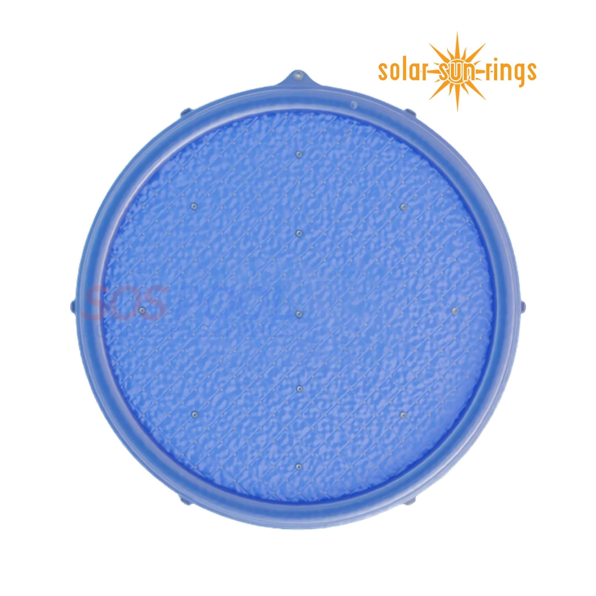 Solar Sun Rings Pool Cover | Plain Blue | 5' x 5' | SSR-BL-02