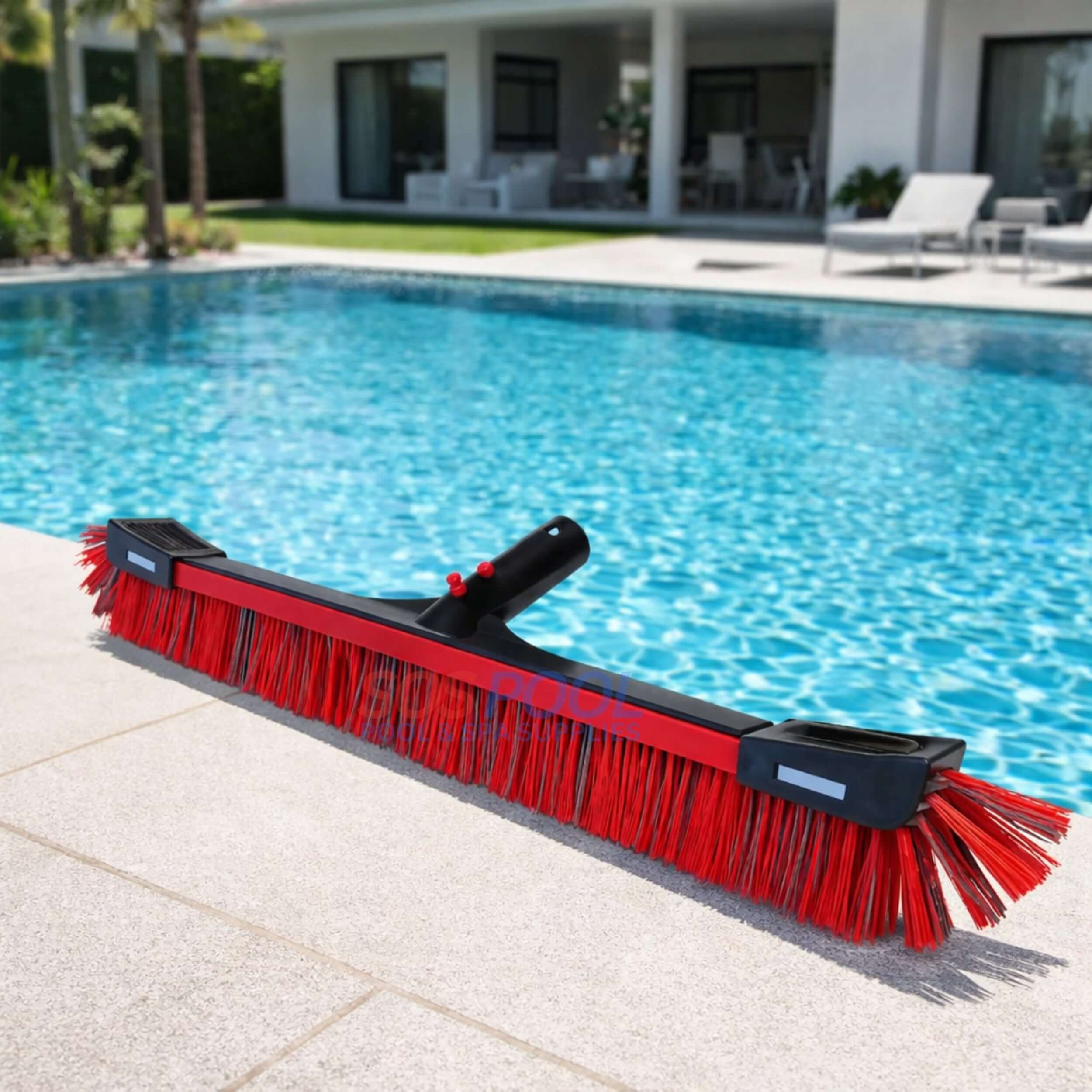 Skimlite Spartan Combo Poly Grit Curved Wall Brush 22" | SP3022