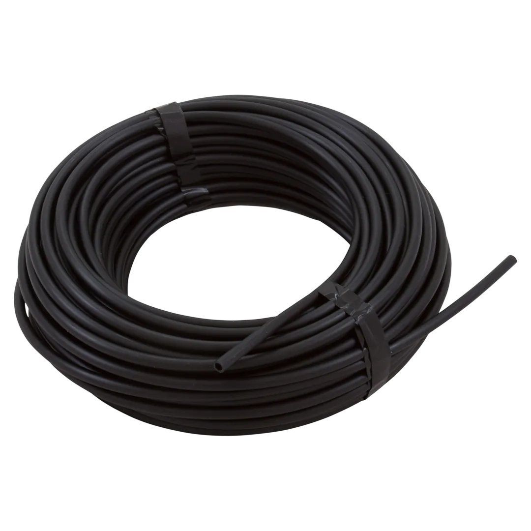Stenner AK4010B Suction/Discharge Tubing, 1/4 in x 100 ft, UV Black