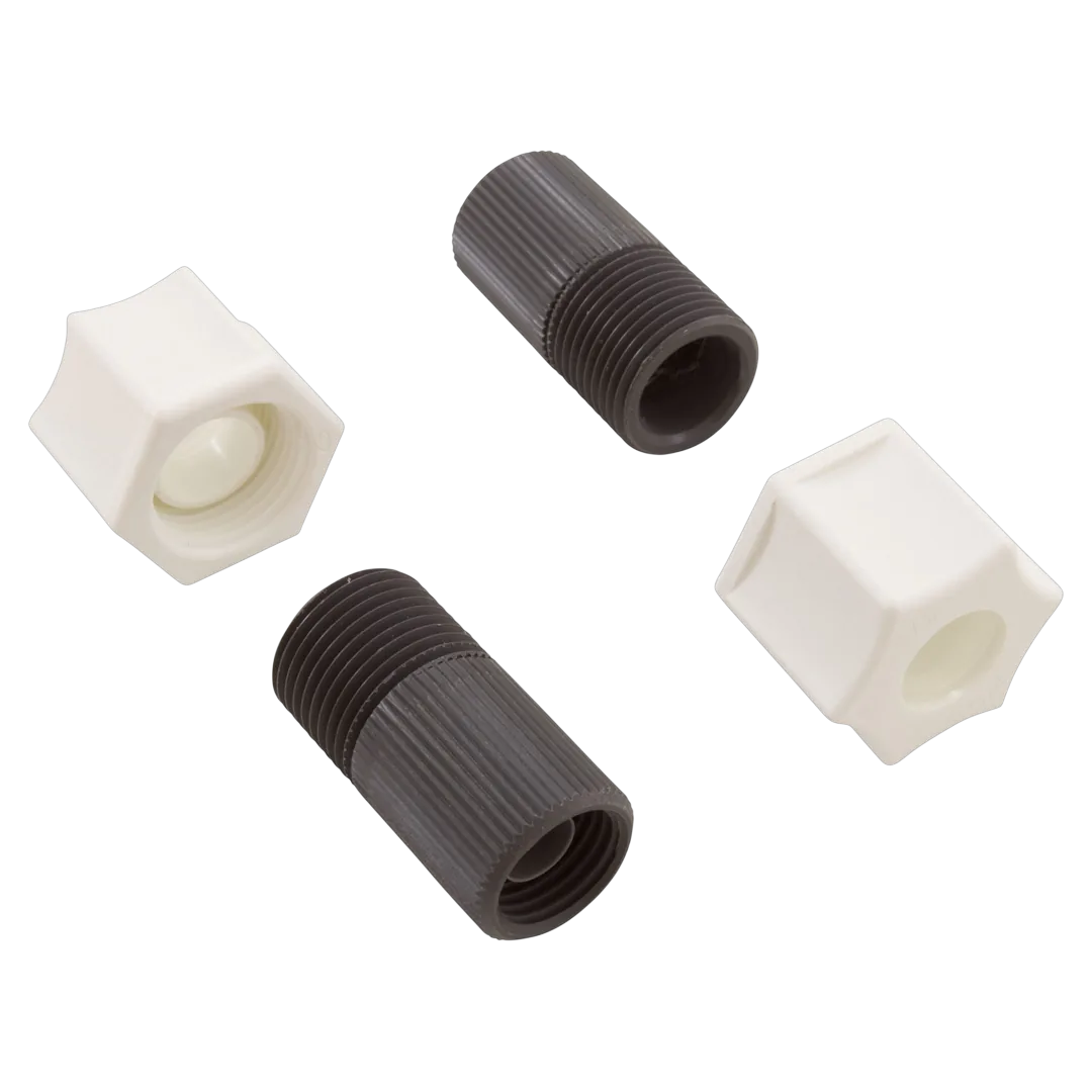 Stenner UCADPTR 3/8 Connecting Nut with 1/4 Adapter, 2 Pack