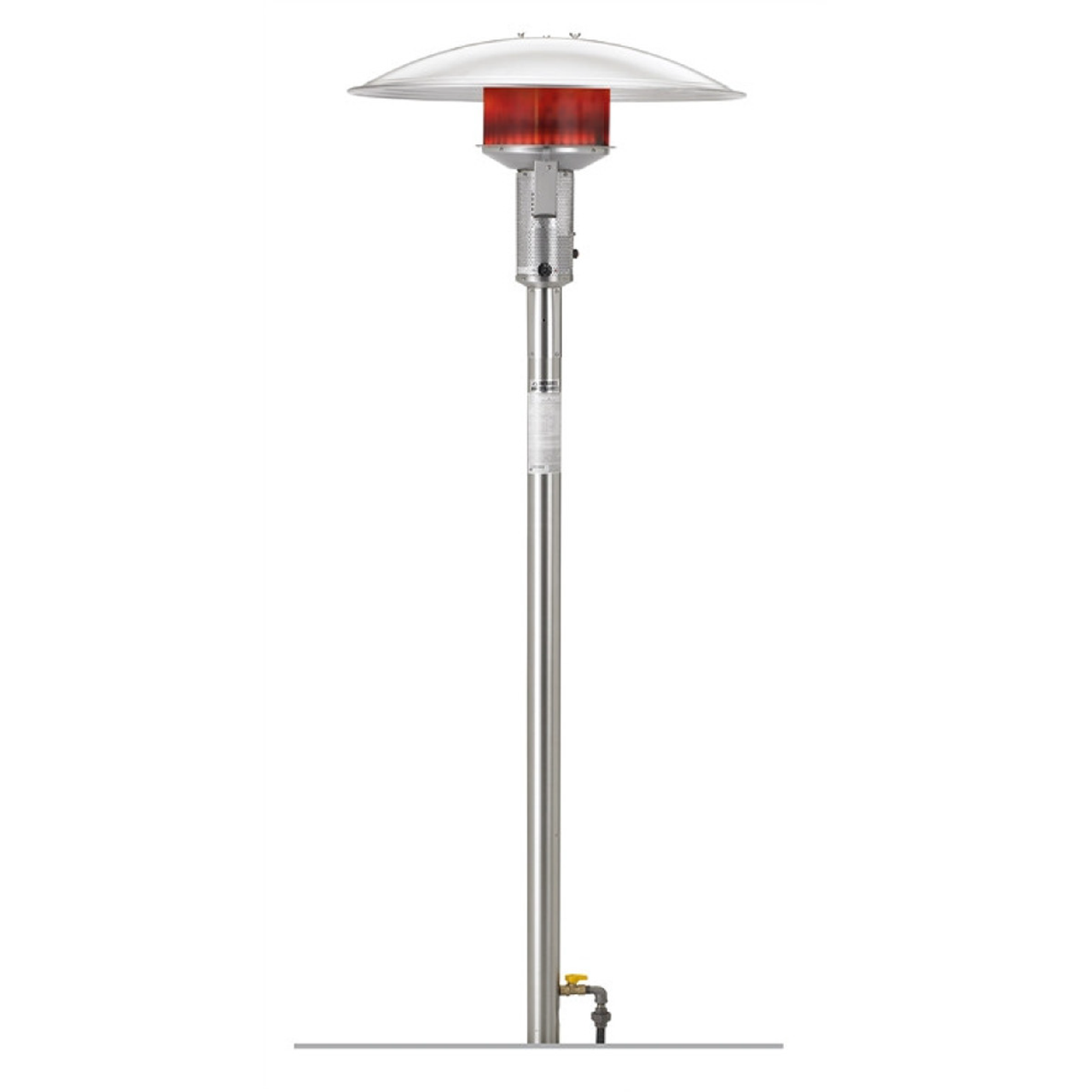 Sunglo PSA265 Permanent Patio Heater, Natural Gas, Stainless Steel | PSA265SS