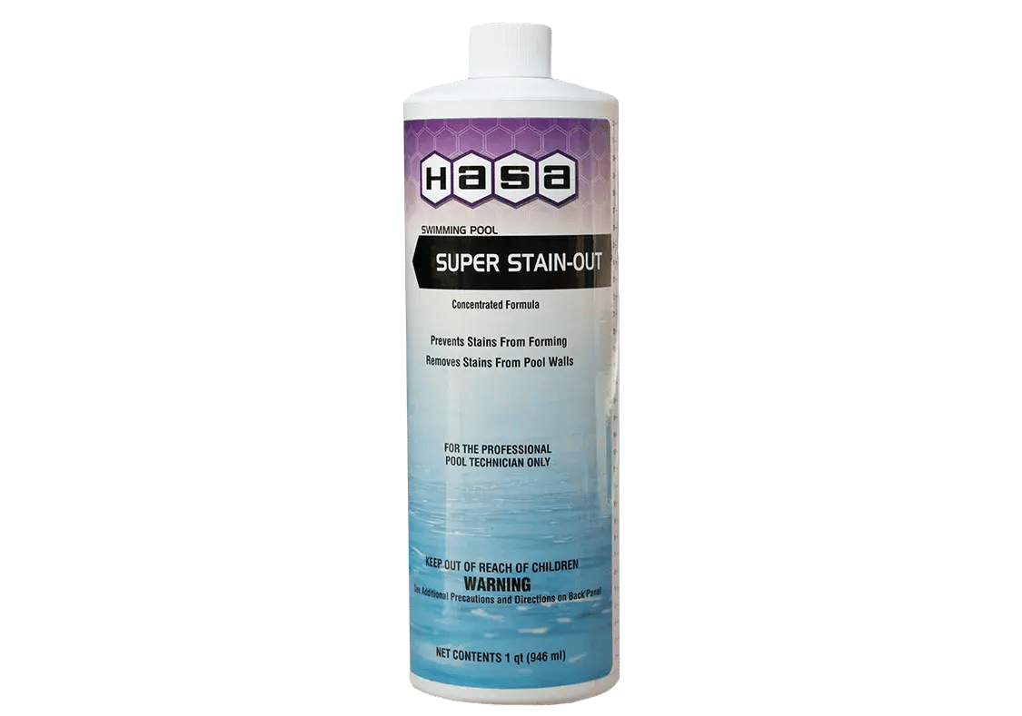 76121 Hasa Super Stain Out | 32 oz | Pool Stain Remover & Preventer76121 Hasa Super Stain Out | 32 oz | Pool Stain Remover & Preventer