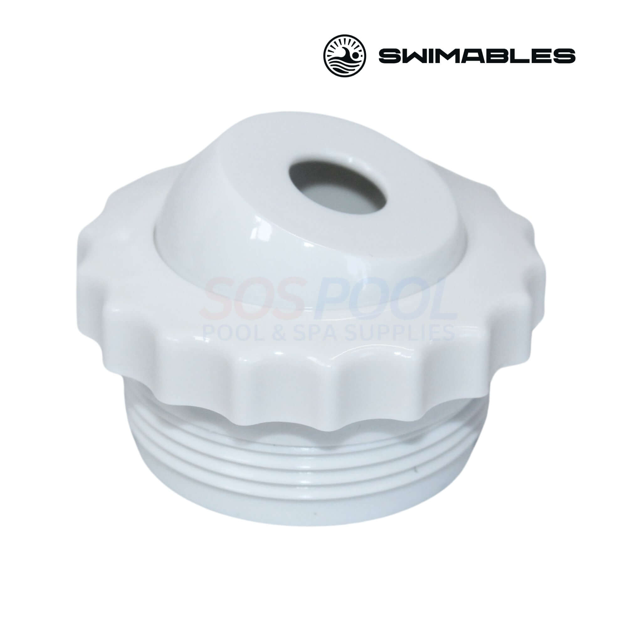 Swimables Directional Fitting | 1.5" x 0.5" | White | SW-30-820