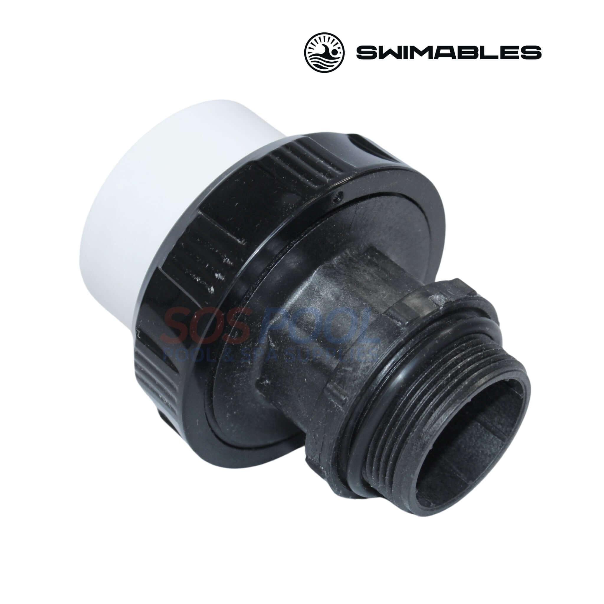 Swimables High Temp Union | 1.5" MIP x 2" Socket | Long Neck | SW-30-317