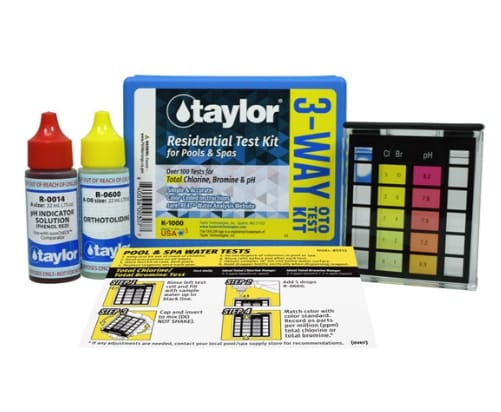 Taylor Total Chlorine 3-Way Test Kit | K-1000-12