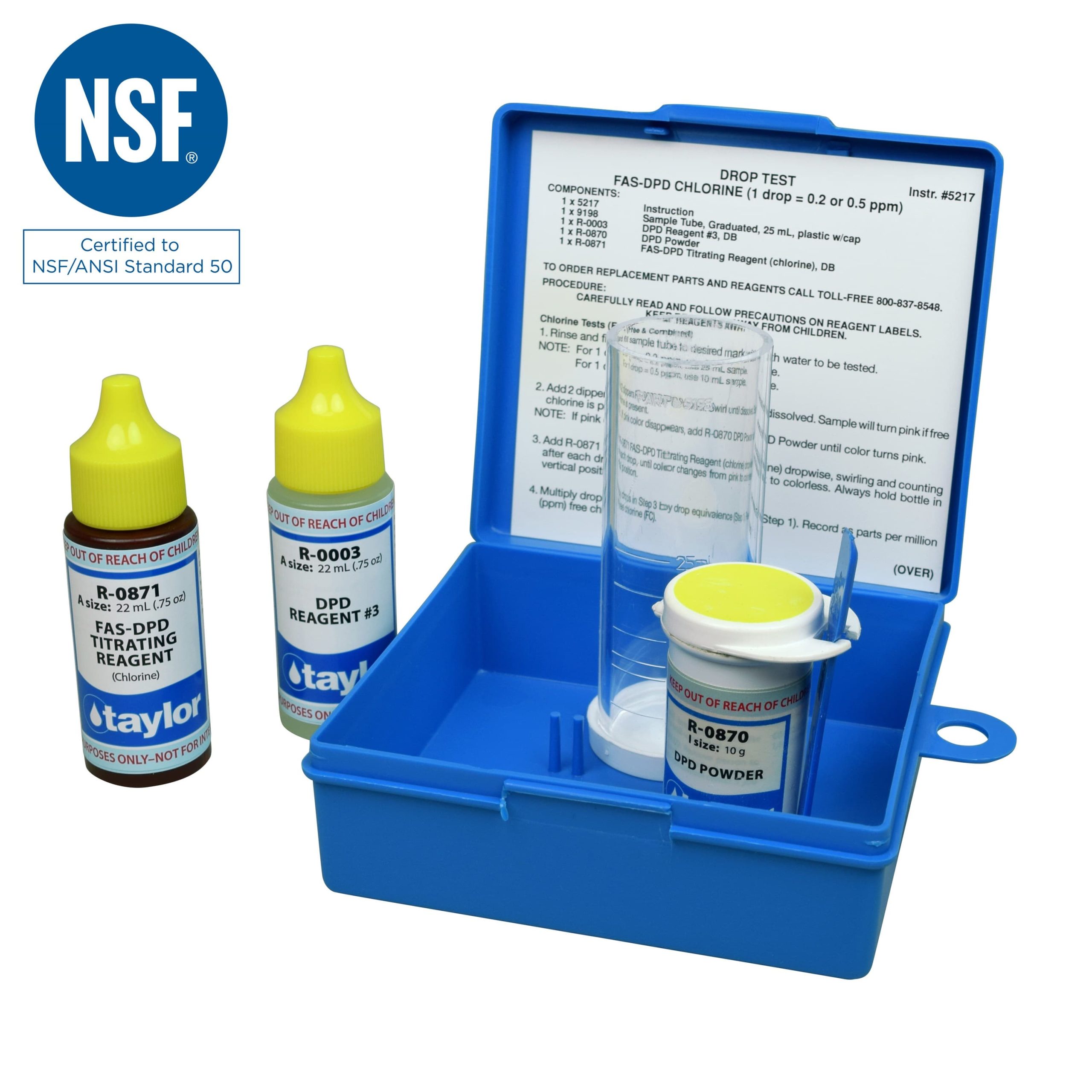 Taylor Chlorine Drop Test | K-1515-A