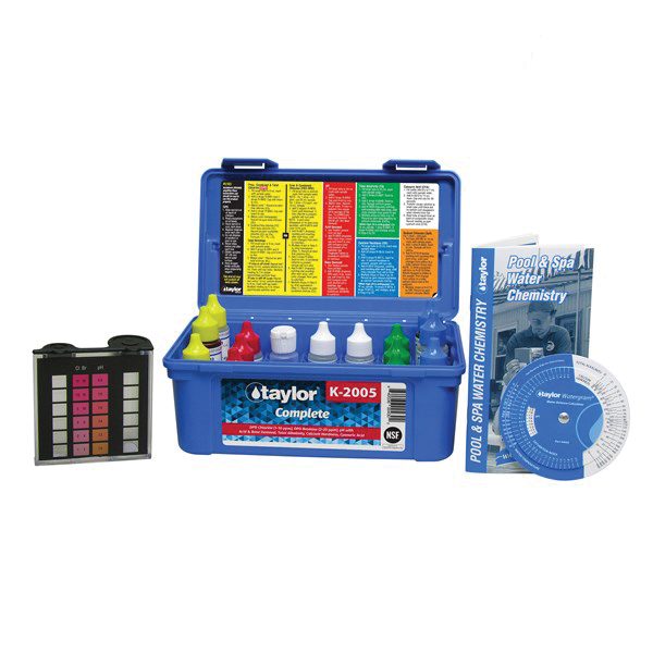 Taylor K-2005 Complete Pool Chemistry Kit, Chlorine & Bromine, pH, 6-Pack | K-2005-6
