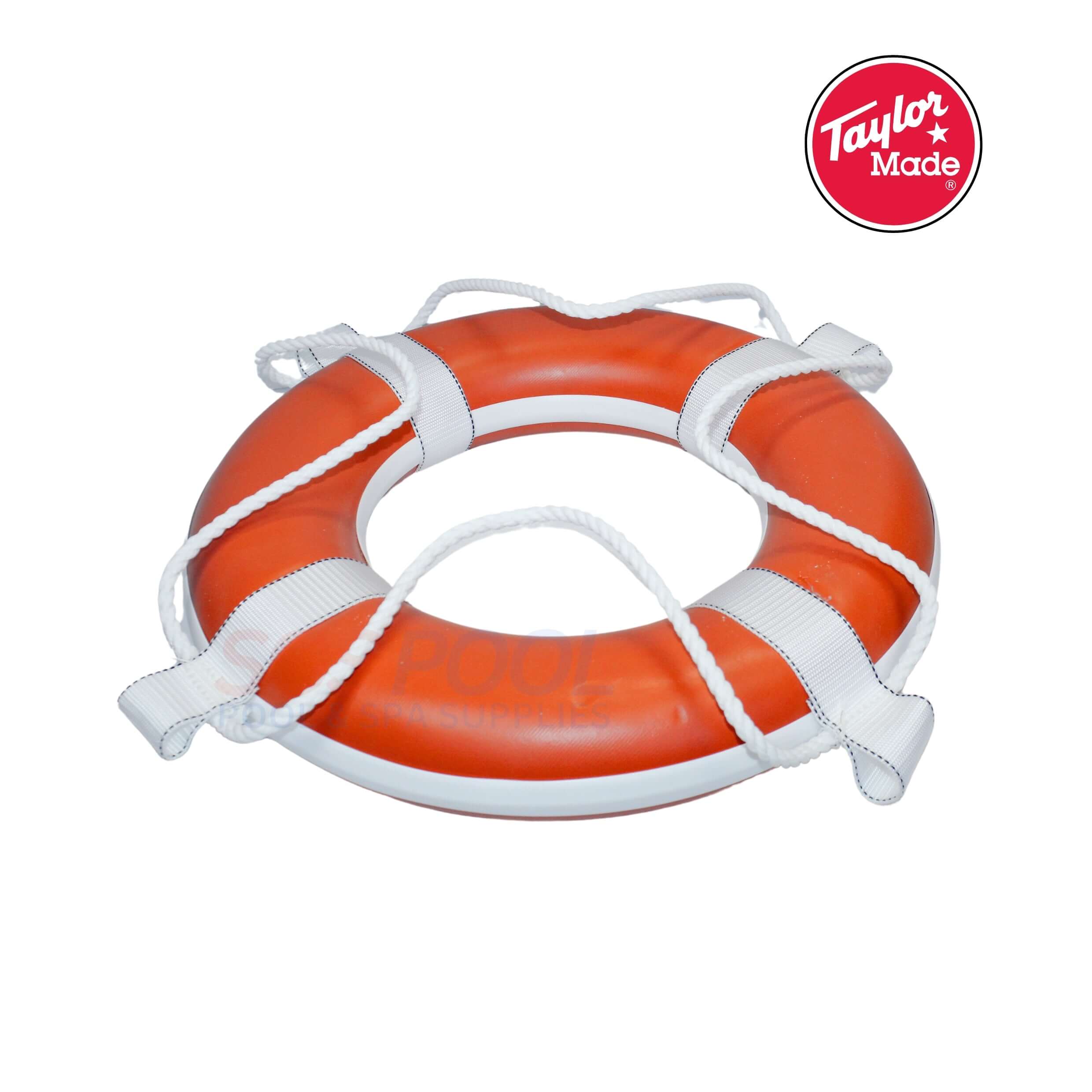 Taylor Made Vinyl Coated 20" Foam Buoy Life Ring | CGA | Orange
