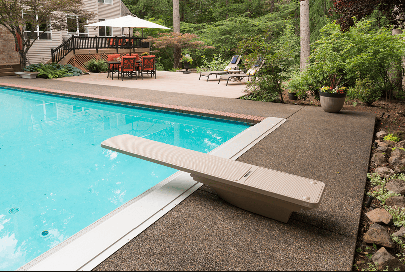 TrueTreadâ„¢ Diving Boards - 6' White Board - Tan TrueTread -66-209-576S2T