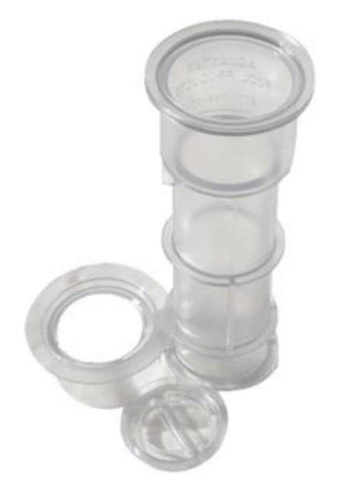 AquaStar 7 1/2" Umbrella Sleeve w/ Cap for Concrete Pools (Clear)