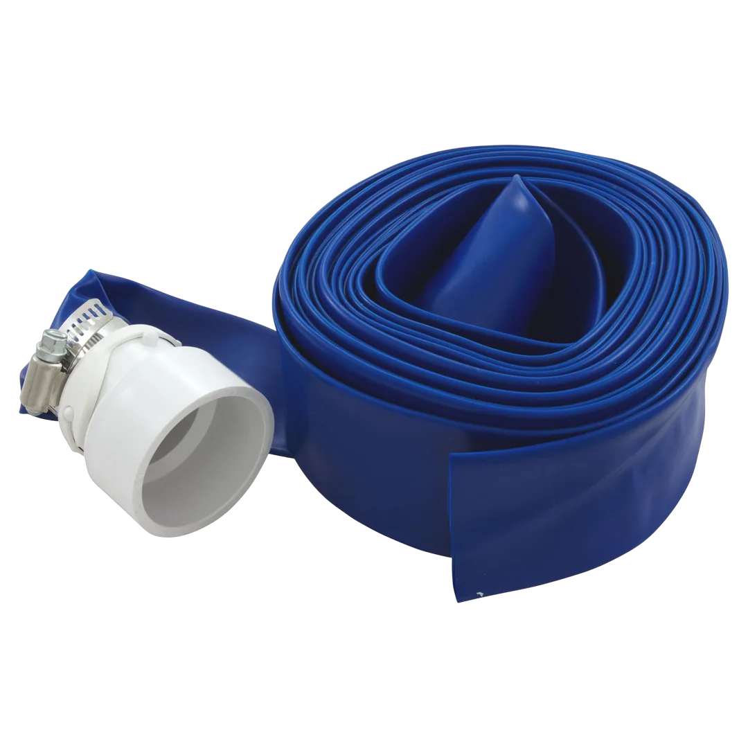 Valterra B8226FT Backwash Hose 1-1/2 in x 25 ft with Clamp and Adapter