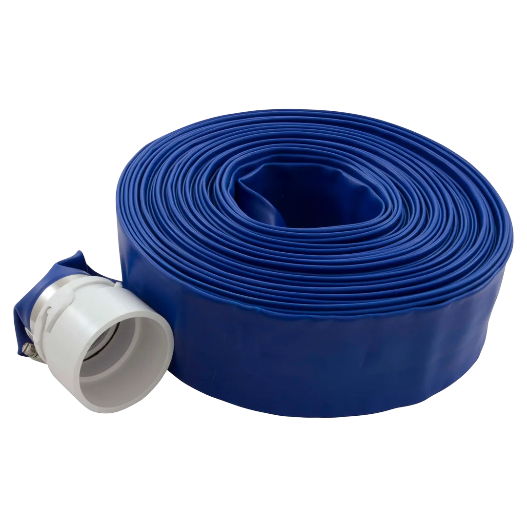 Valterra B8256FT Backwash Hose 2 in x 75 ft with Clamp and Adapter