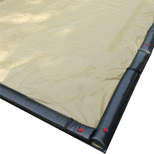 Midwest Canvas 14' x 28' Black and Tan Inground Rectangle Winter Cover 20-Year Warranty, BT1428R