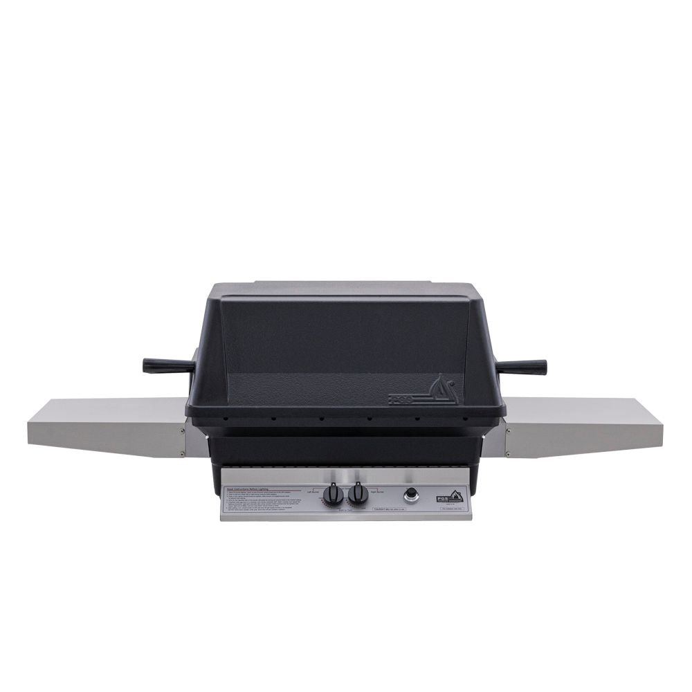 PGS Grilling A40 Propane Grill Head, Includes Two Side Shelf Kits & Propane Hose/Reg | A40LP